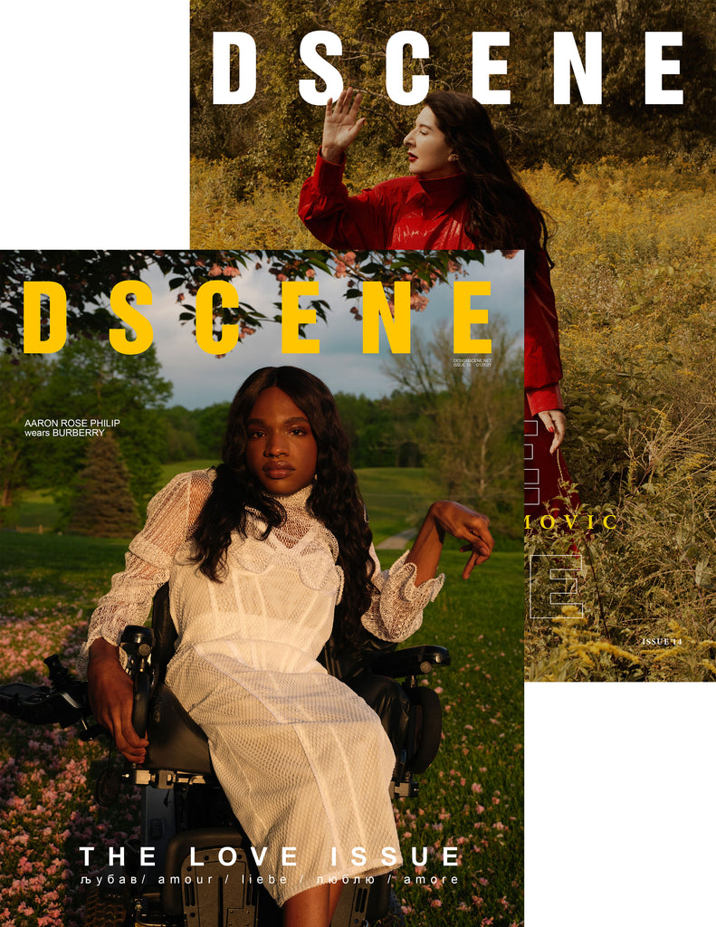 DSCENE MAGAZINE #015 AARON ROSE PHILIP + DSCENE #014 MARINA ABRAMOVIC - PRINT COPIES