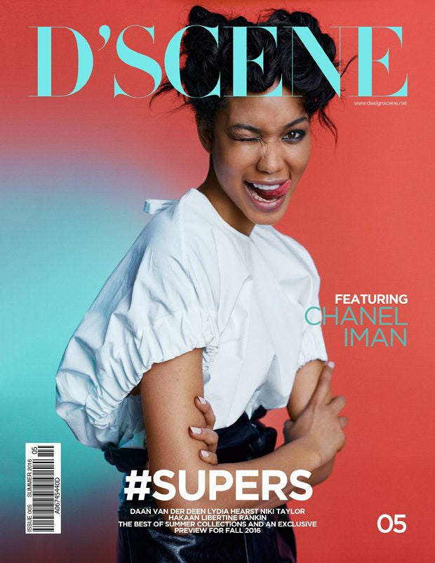 D'SCENE #005 SPRING SUMMER 2016 - CHANEL IMAN COVER