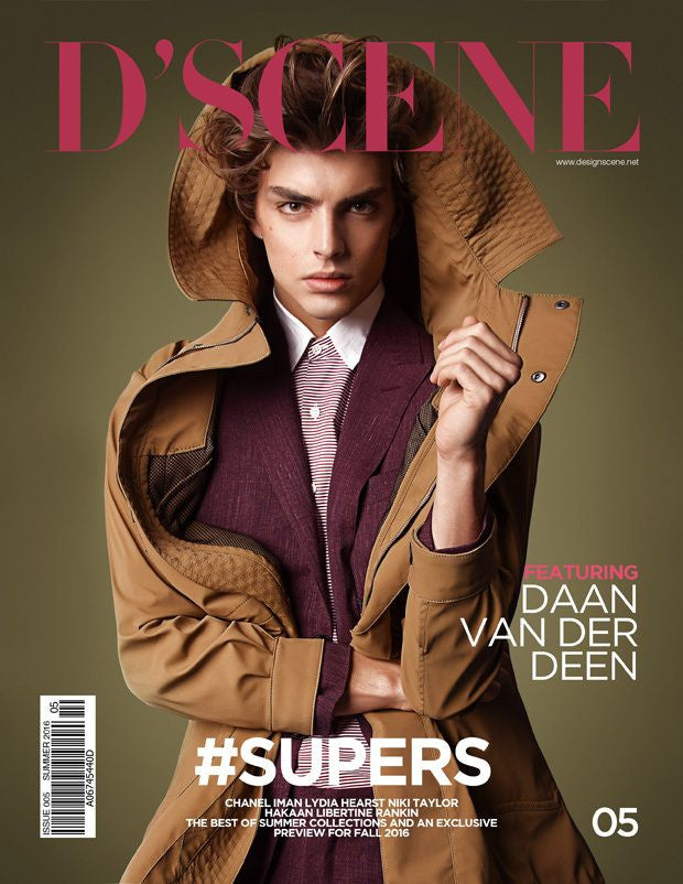 D'SCENE #005 SPRING SUMMER 2016 - DAAN VAN DER DEEN COVER