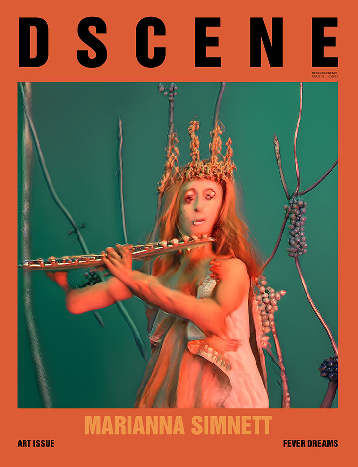 DSCENE Art Issue Cover by MARIANNA SIMNETT - PRINT COPY
